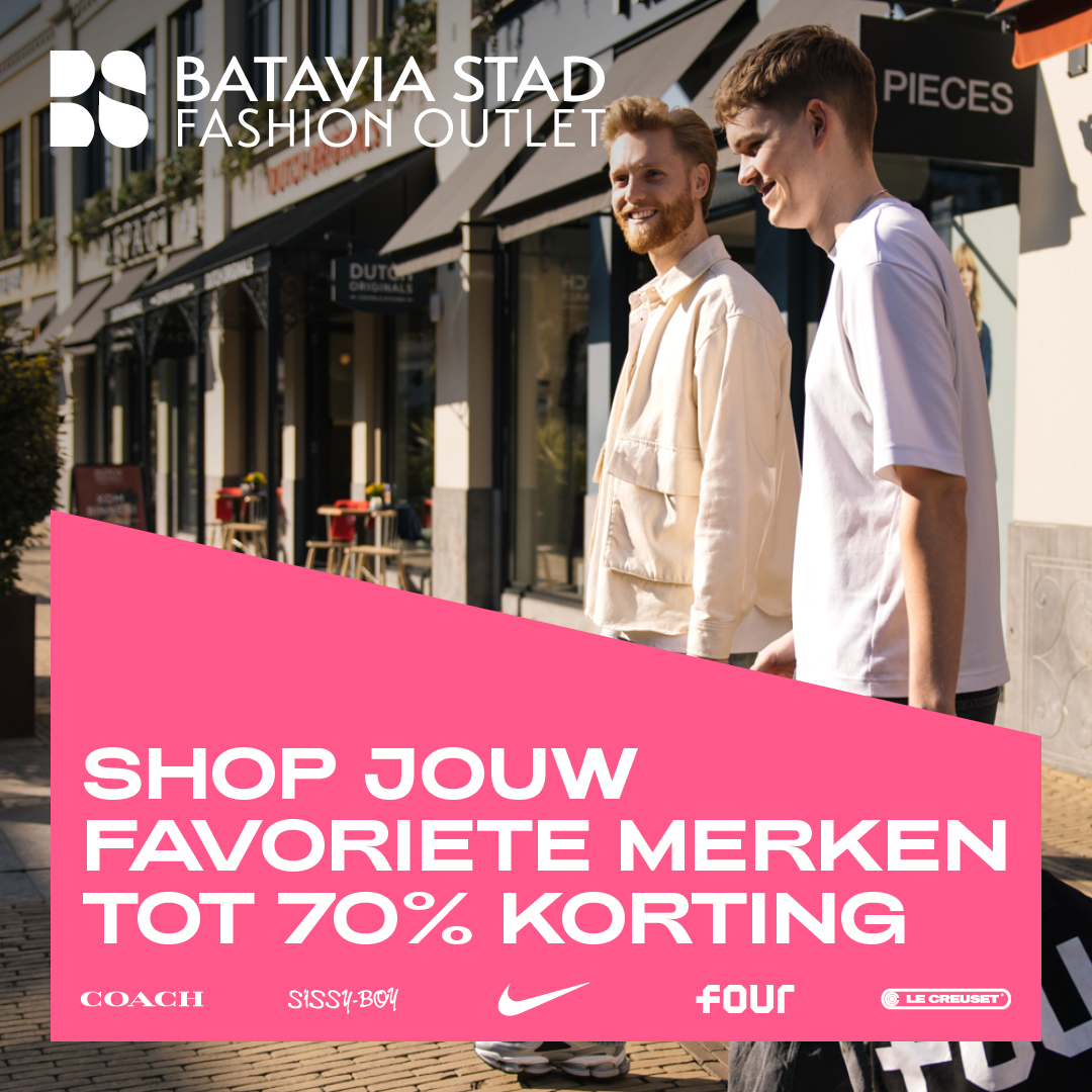 Batavia Stad Fashion Outlet Facebook ad: Shop jouw must-haves