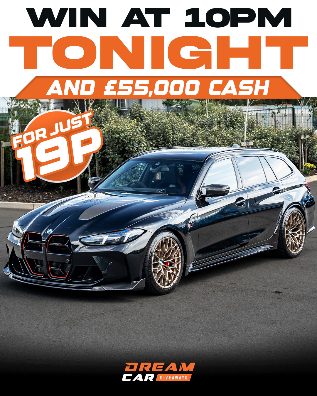 Dream Car Giveaways Facebook ad