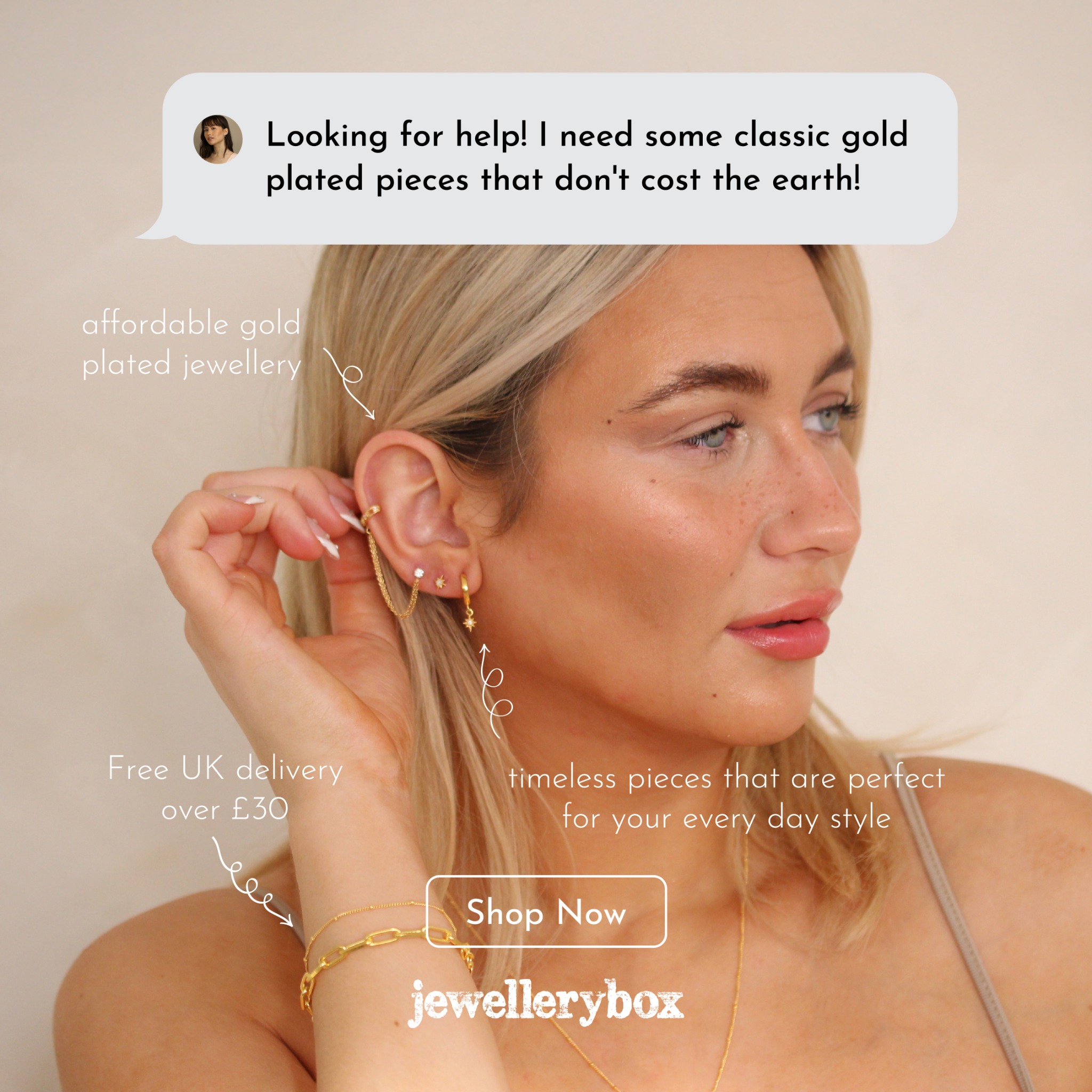 jewellerybox.co.uk Facebook ad
