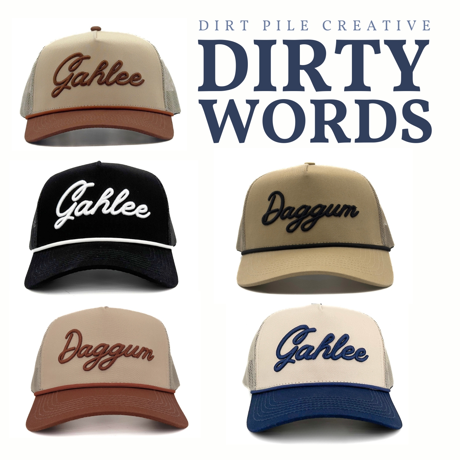 Dirt Pile Creative Facebook ad: Dirty Word Collection