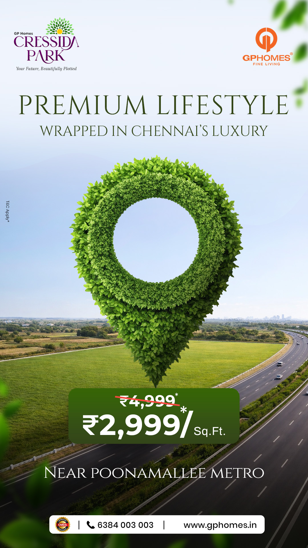 GP HOMES PVT LTD Facebook ad