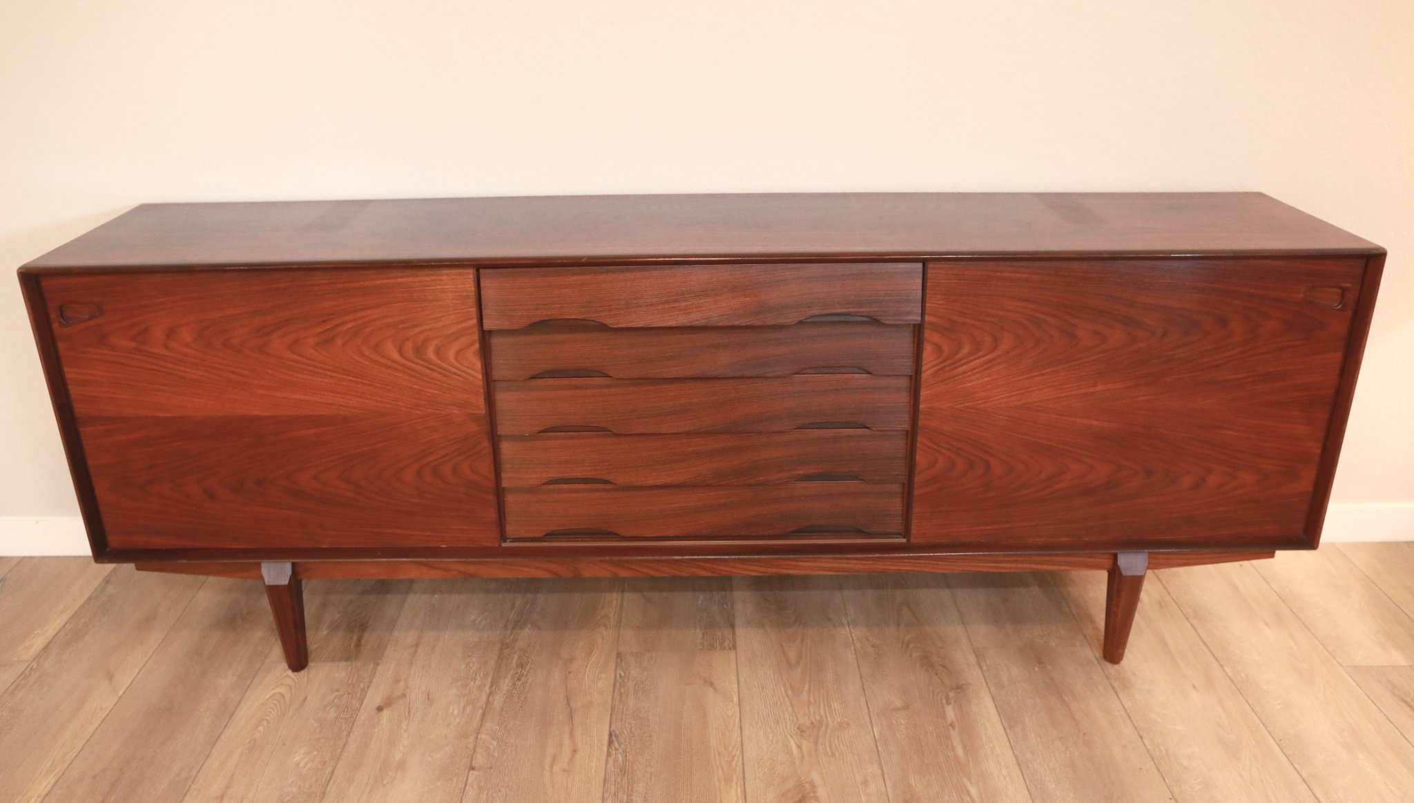 Mark Mechles Facebook ad: 1964 Skovby MCM Mid Century Modern Rosewood Credenza Model…