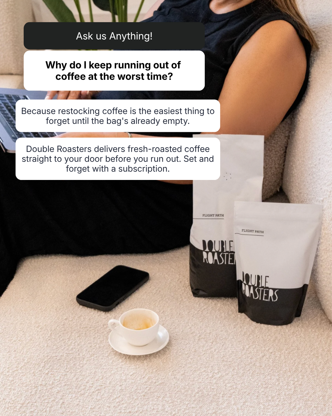 Double Roasters Facebook ad