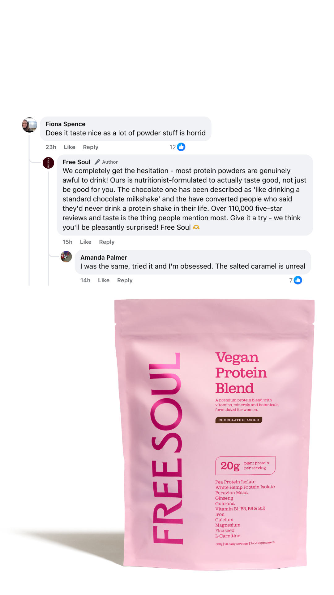 Free Soul Facebook ad