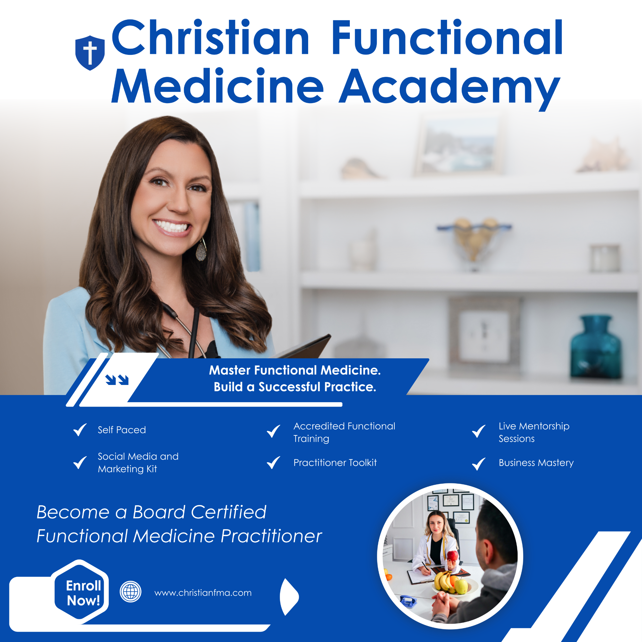 Christian Functional Medicine Academy Facebook ad: Free Webinar!