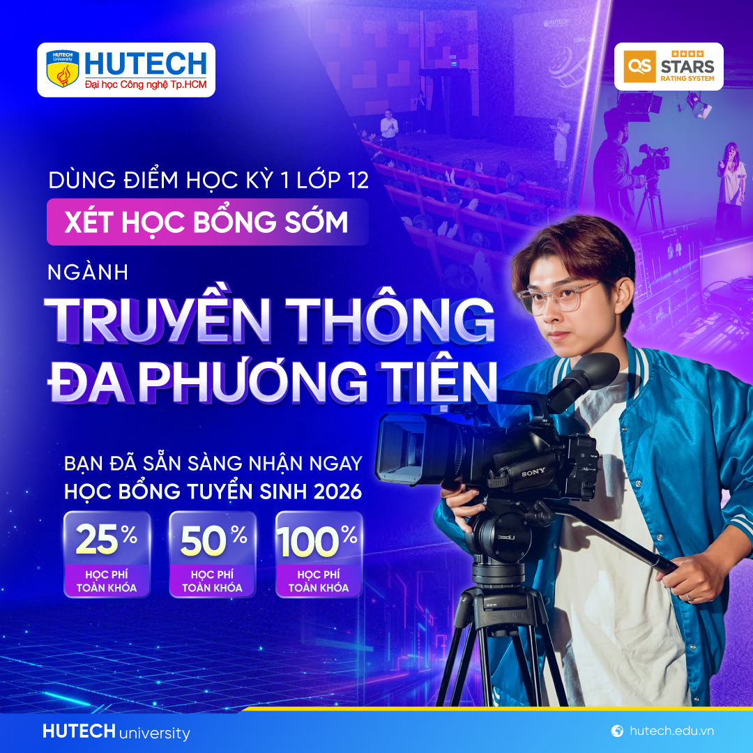 HUTECH - Đại học Công nghệ Tp.HCM Facebook ad