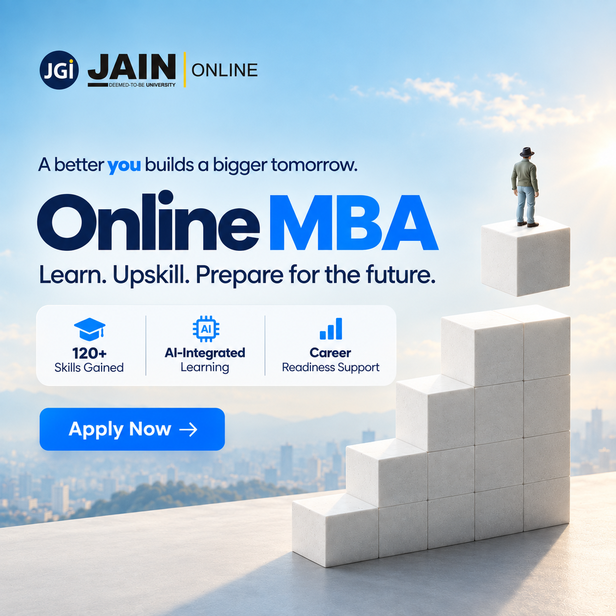 JAIN Online Facebook ad: Take the Next Step with JAIN Online