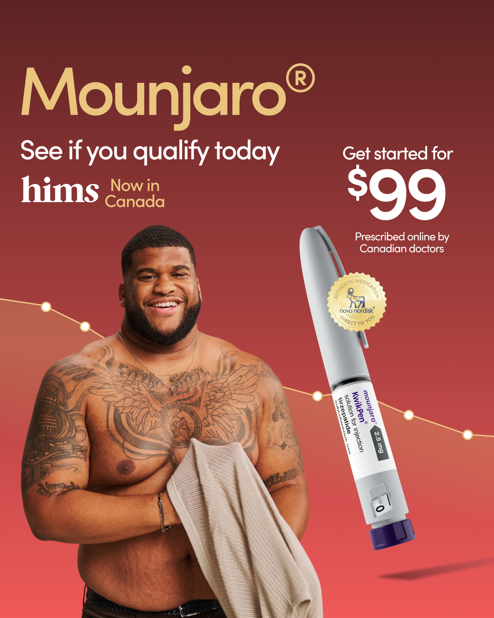 hims Facebook ad