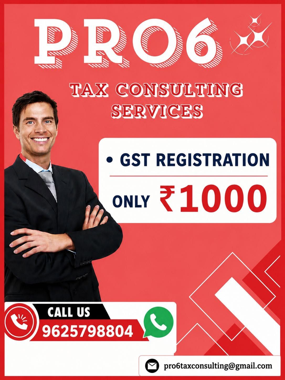 Pro Biz Facebook ad: Gst Registration 24 Hours
