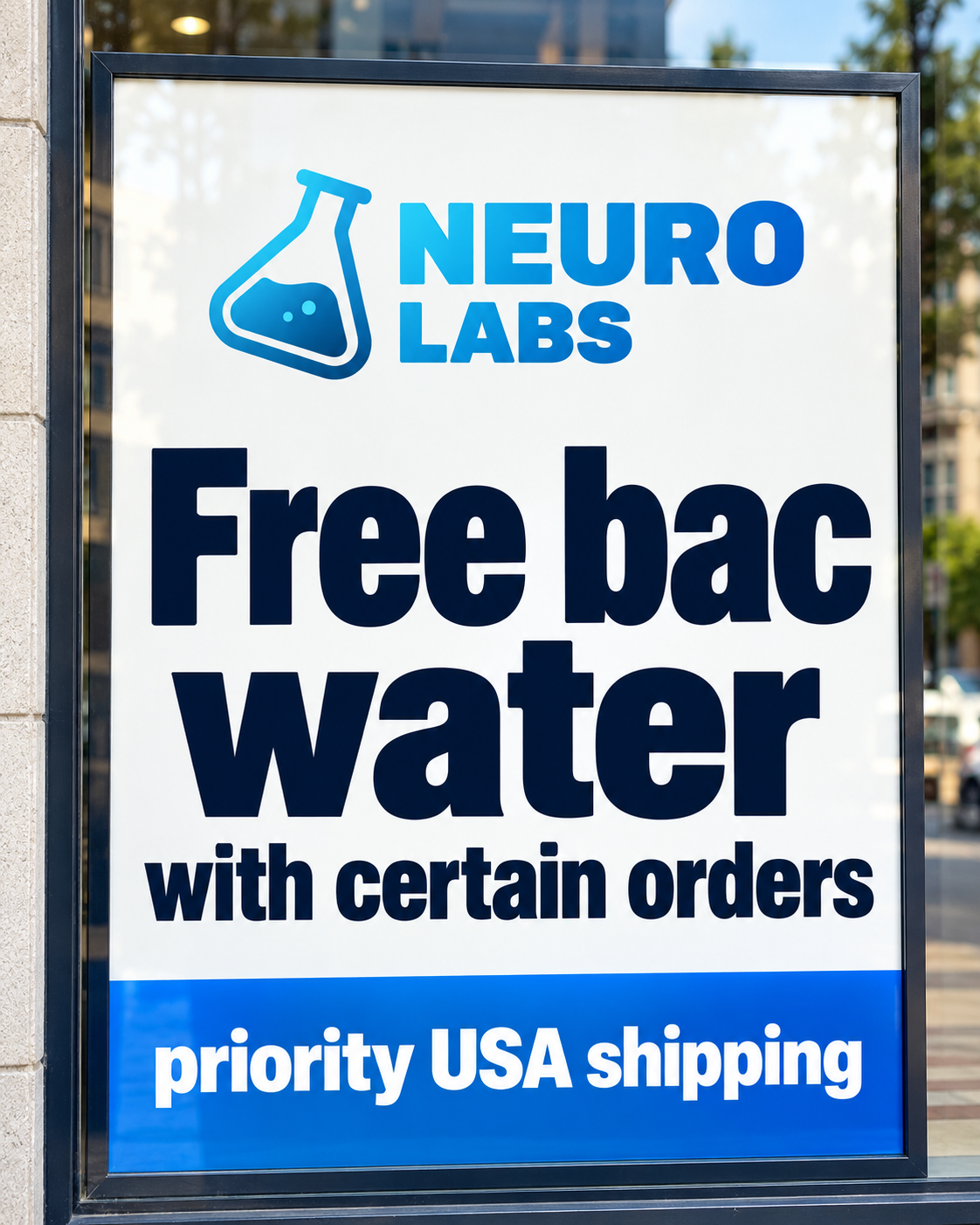 NL Facebook ad: NeuroLabs, Premium Research Peptides | ≥99% COA-Tested USA