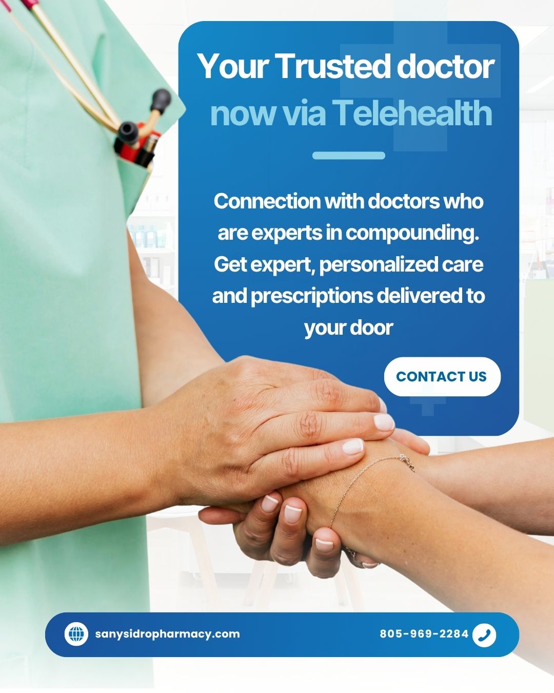 San Ysidro Pharmacy Santa Barbara Facebook ad: The Telehealth Solution You've Been Waiting For