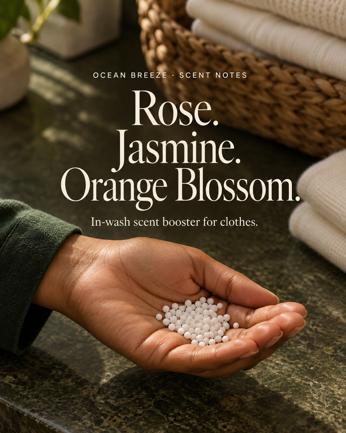 Kind Laundry Facebook ad: Plant-Derived Fragrance That Bonds to Fabric, Not Just…