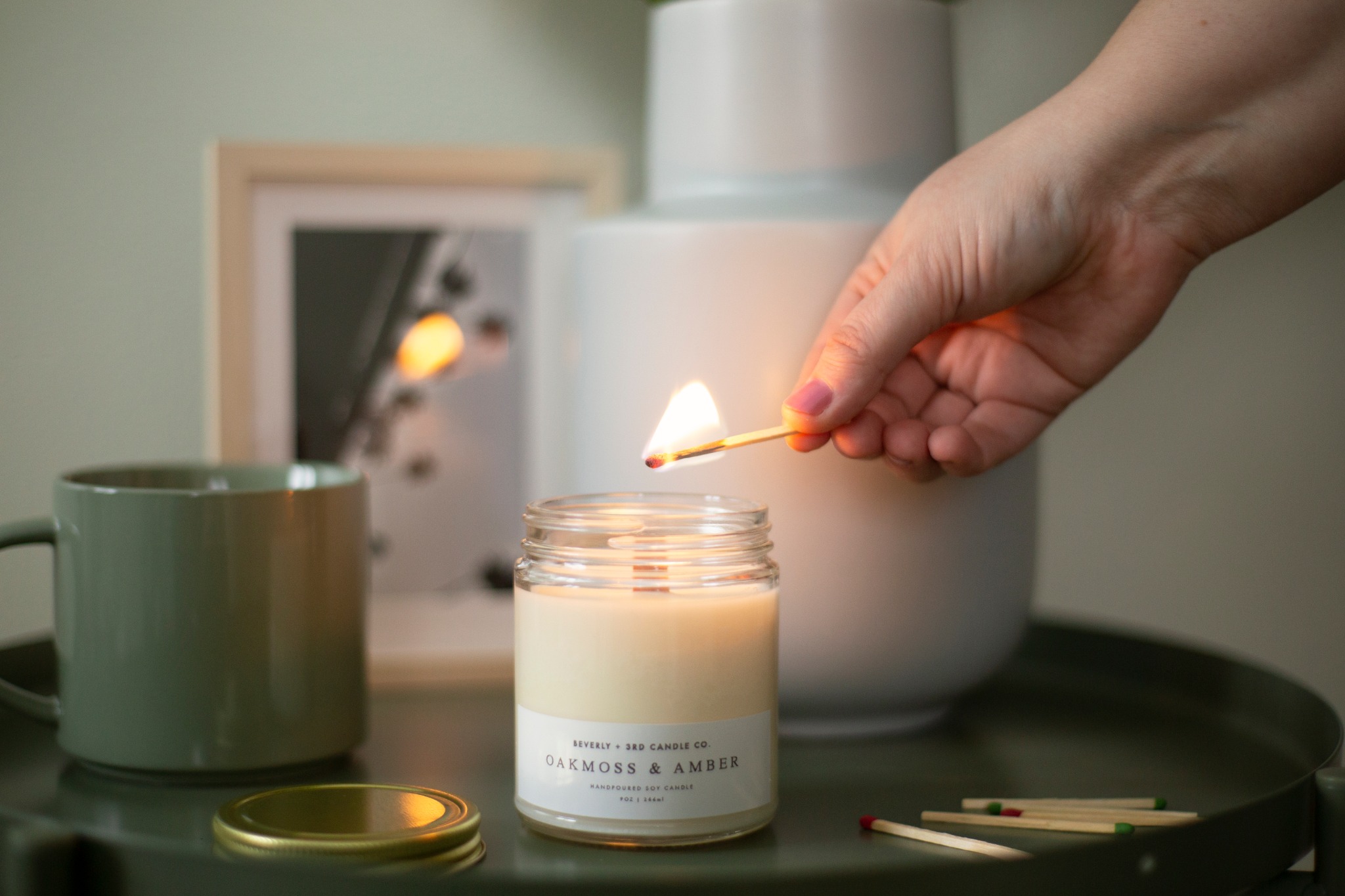 Beverly and 3rd Candle Co. Facebook ad from Jan 14, 2026