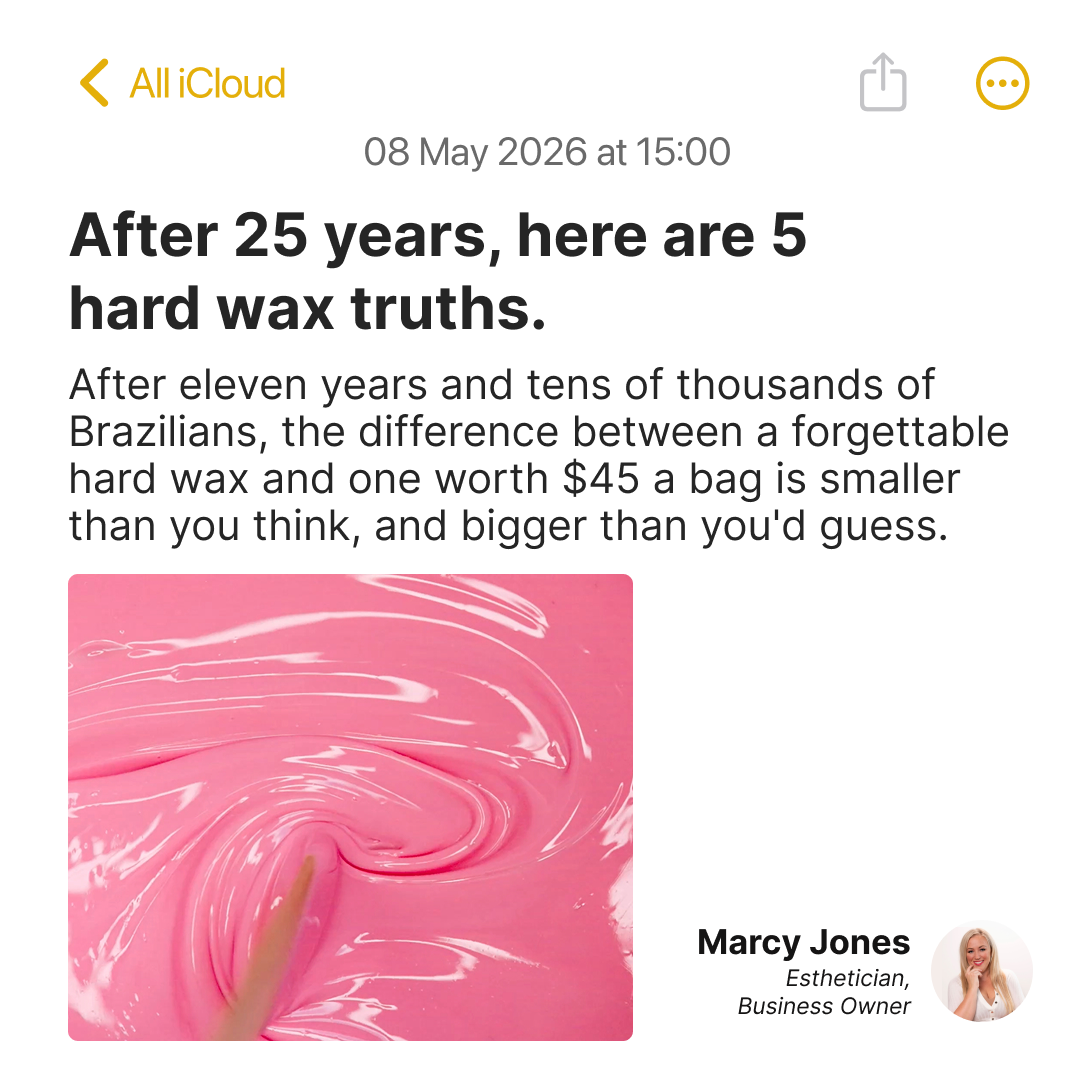 Black Coral Wax Facebook ad
