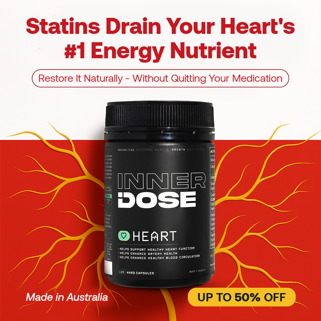 Inner Dose Facebook ad: Improve BP & Cholesterol Naturally