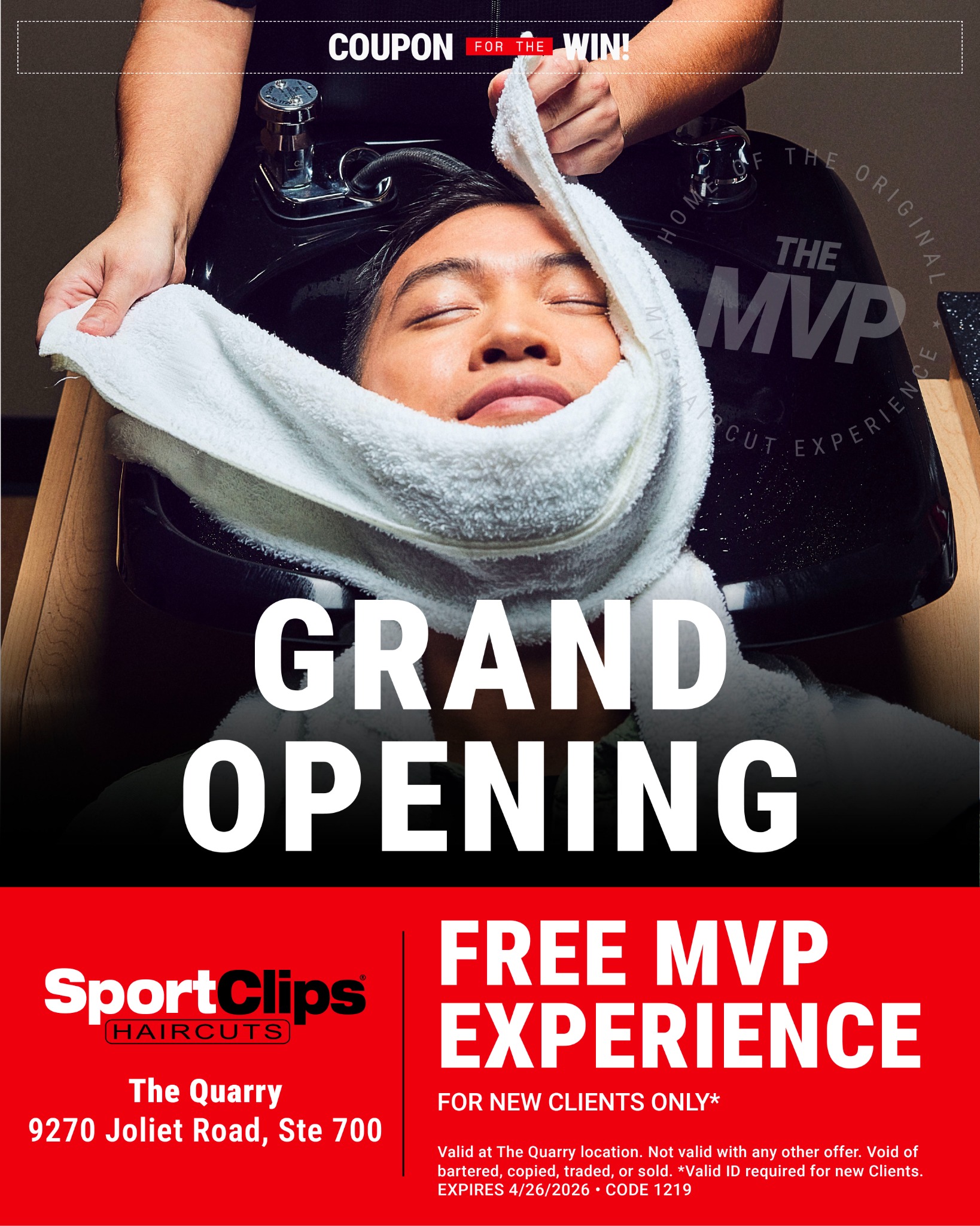 Sport Clips Haircuts Facebook ad