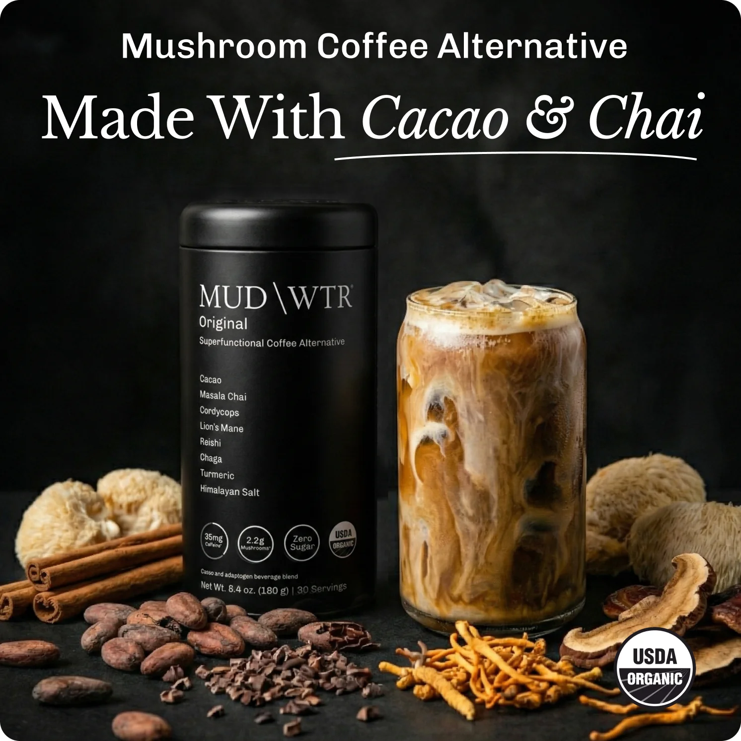 MUD\WTR Facebook ad