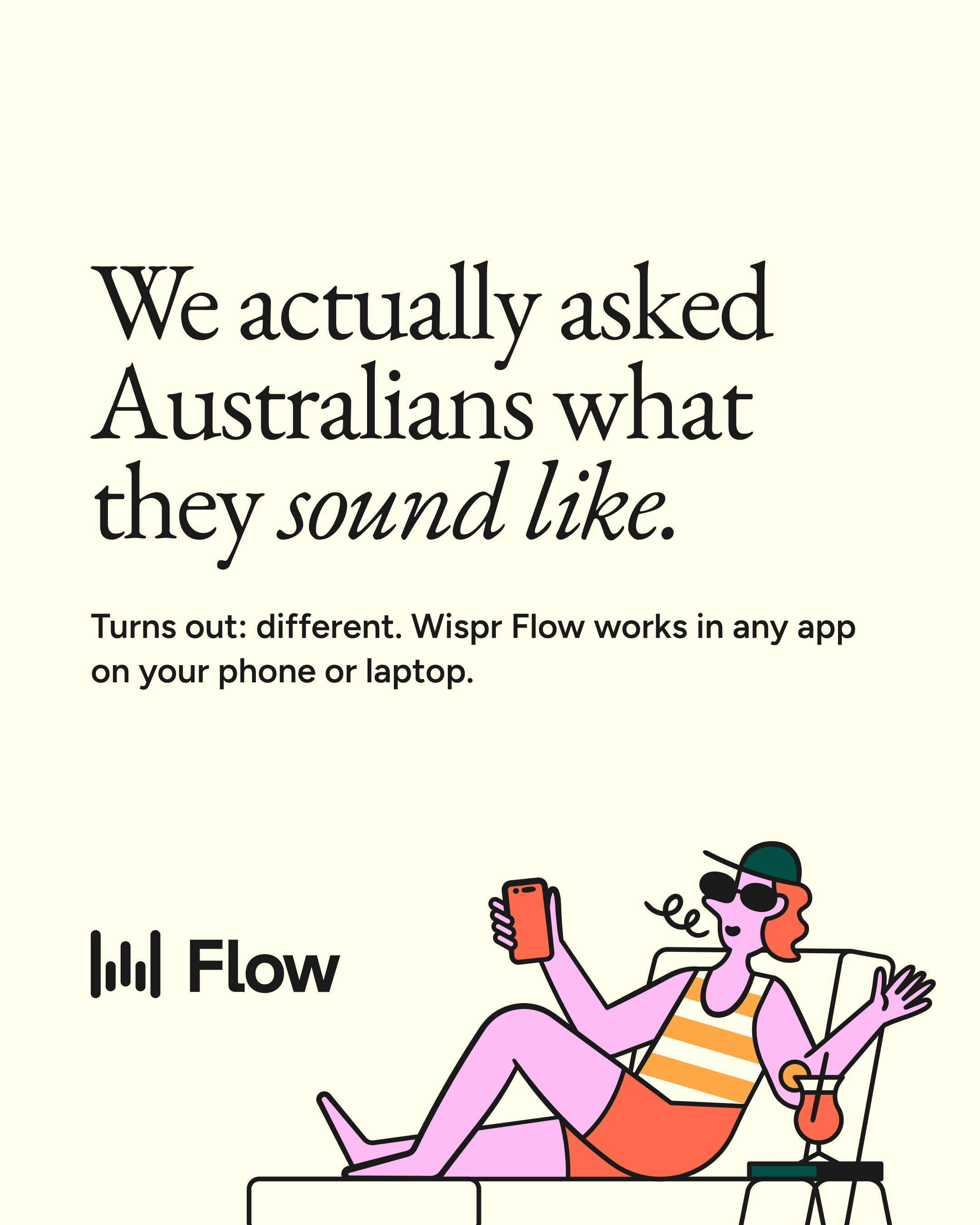 Wispr Flow Facebook ad
