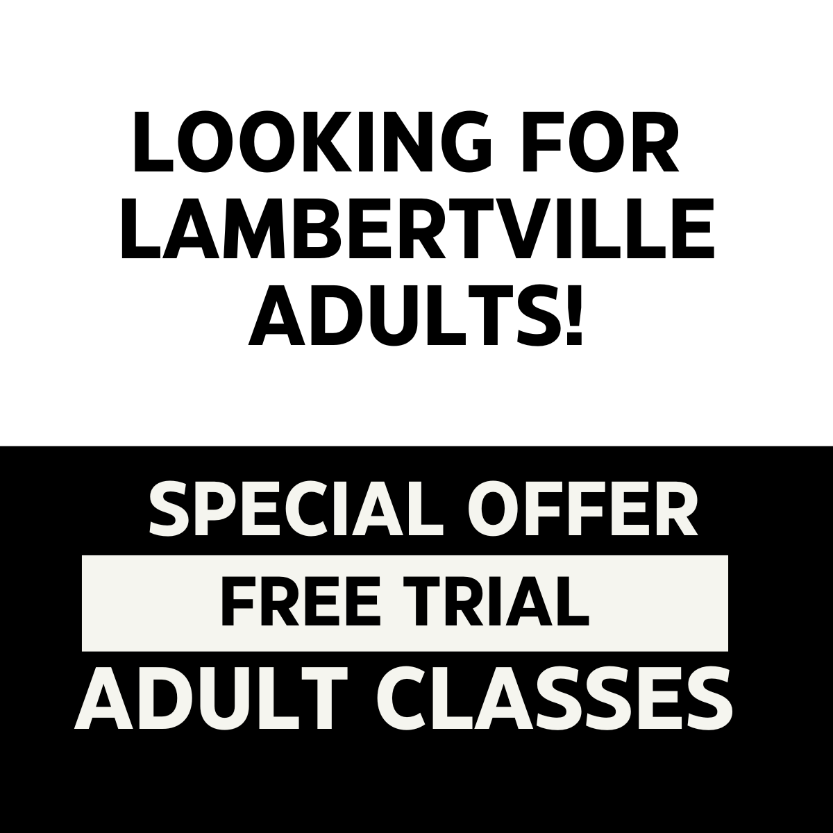Slow and Steady Brazilian Jiu-Jitsu Facebook ad: Free Trial Class