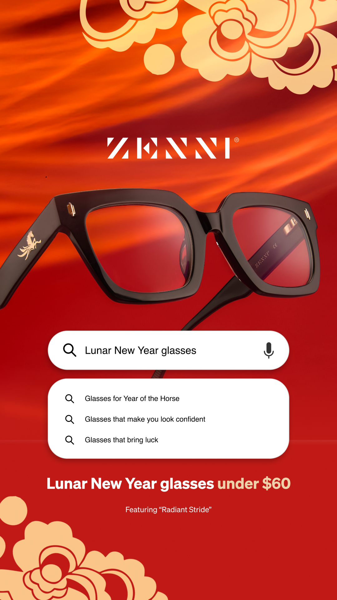 Zenni Optical Facebook ad