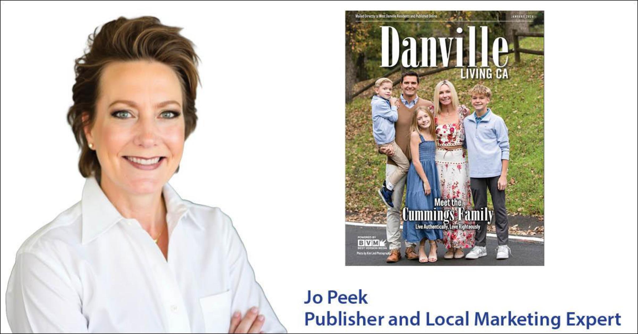 Danville Living CA Facebook ad: Free Consultation with Jo Peek