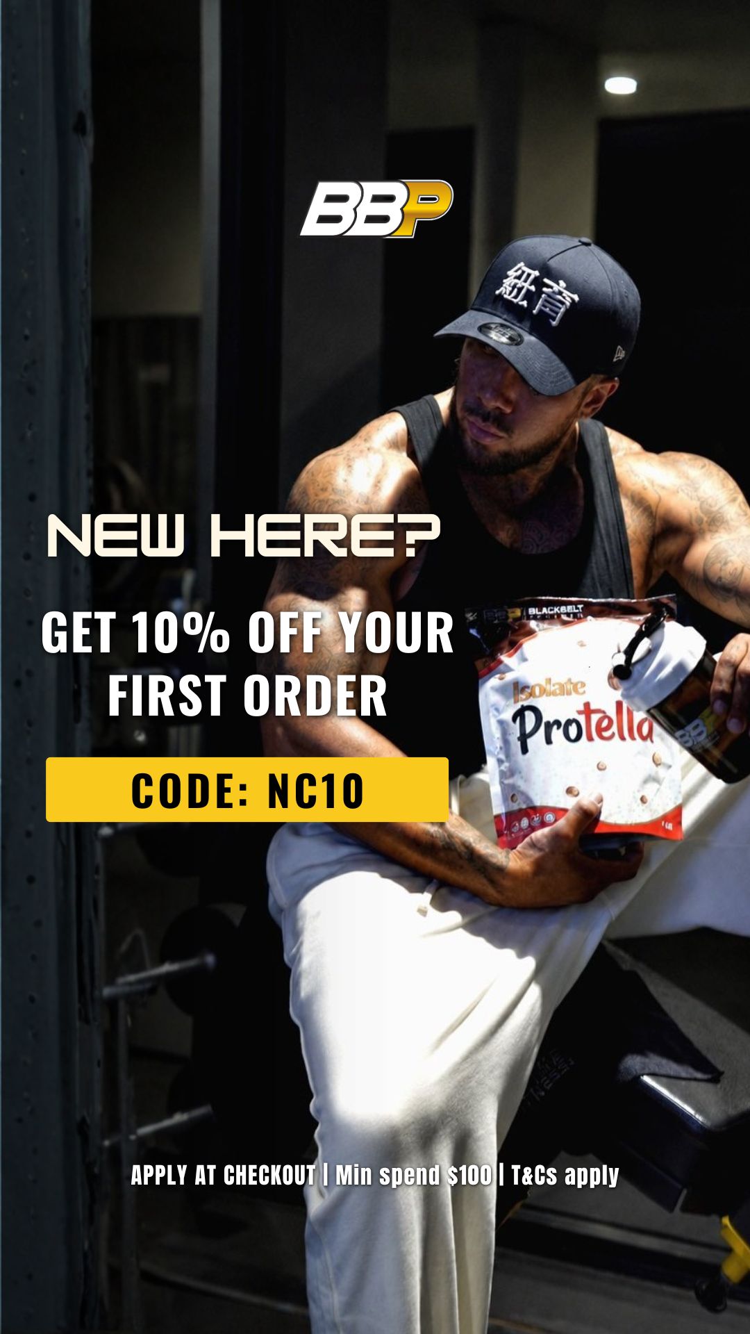BlackBelt Protein Facebook ad