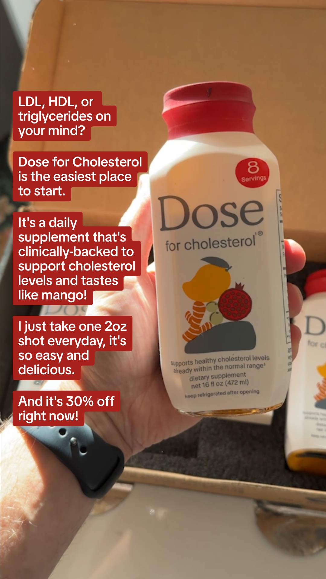 Dose for Cholesterol Facebook ad