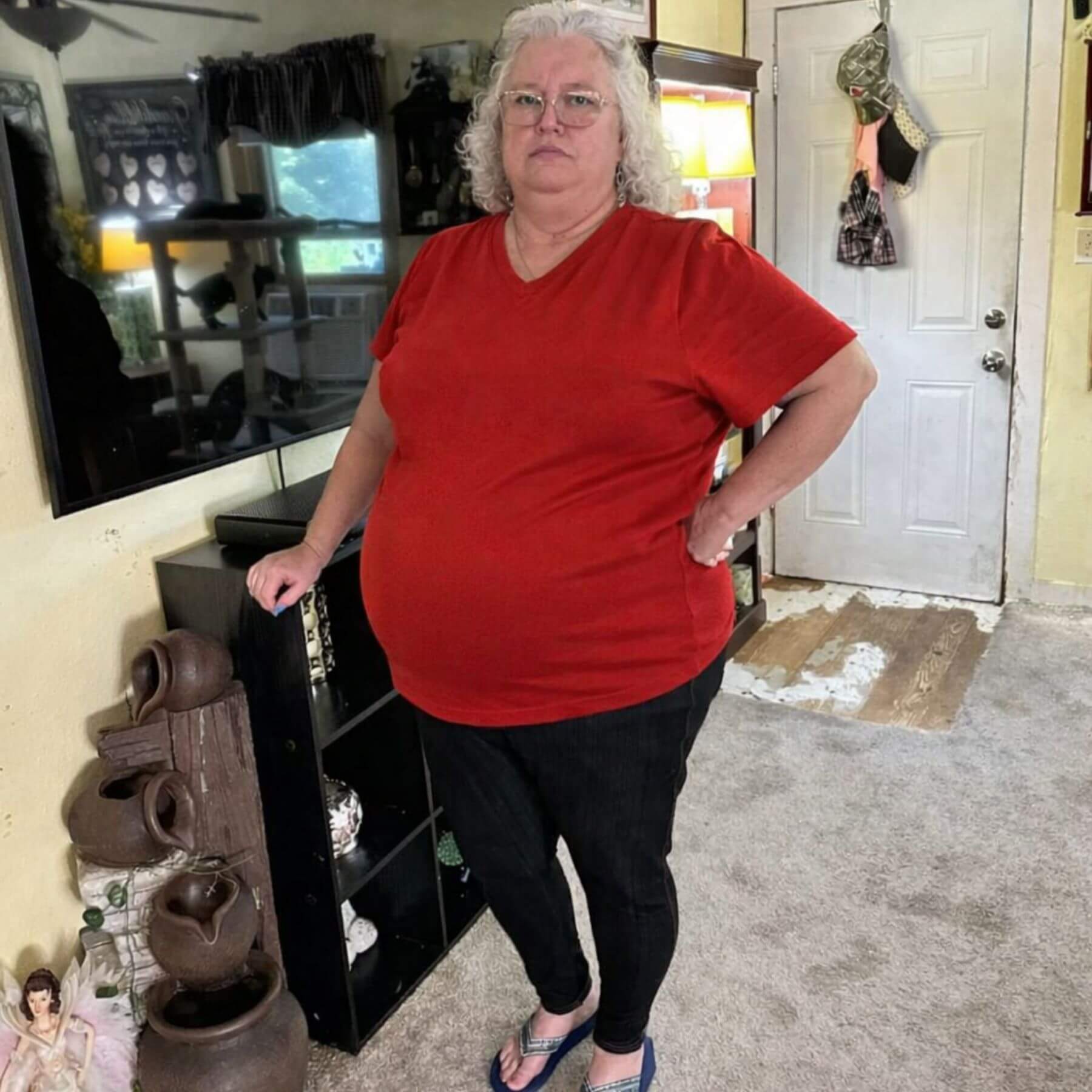 Alice Miller Facebook ad: Belly Pouch Ruining Your Life?