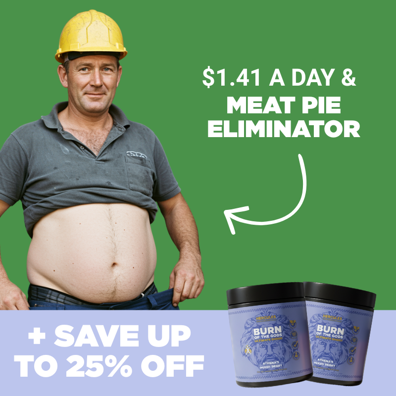 Hercules Supplements Aust Facebook ad