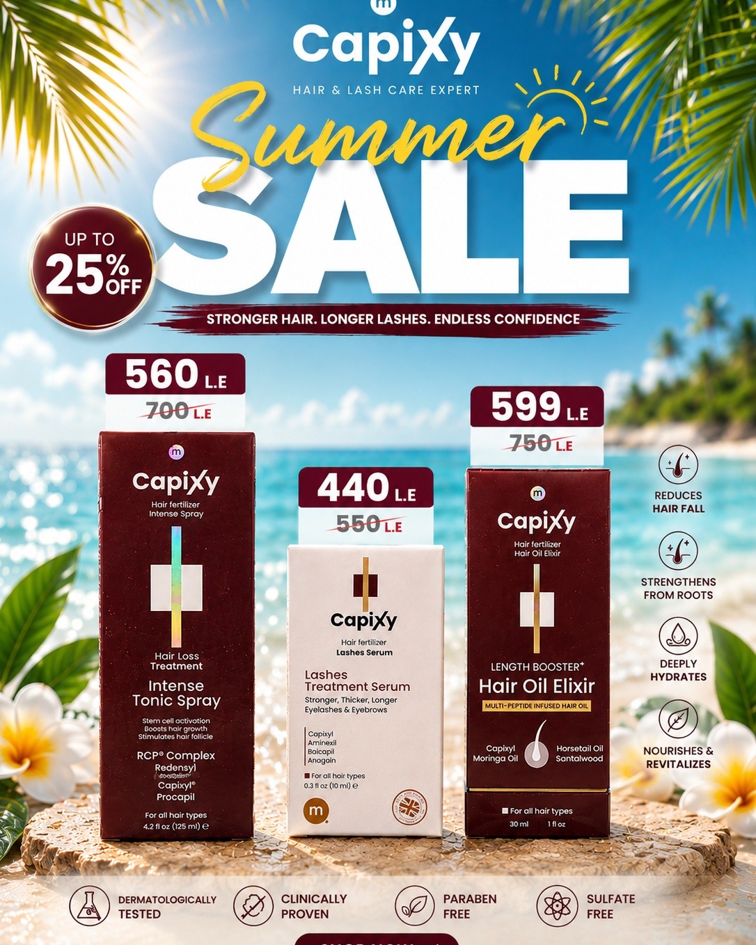 Bright Pharmacy - صيدلية برايت Facebook ad: مش محتاجة فلتر لشعرك.