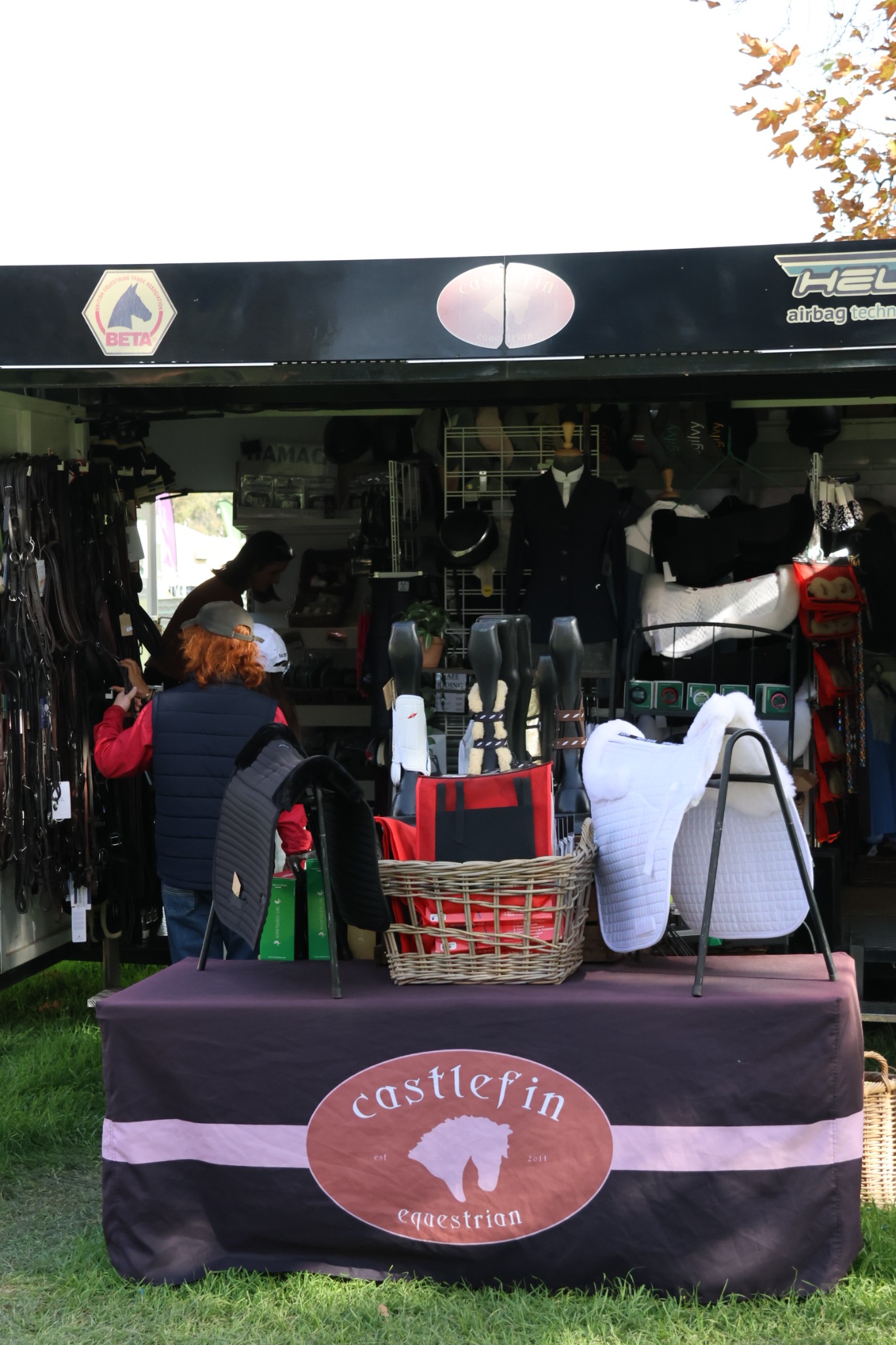 Castlefin Equestrian Facebook ad: Say hi at your next event!