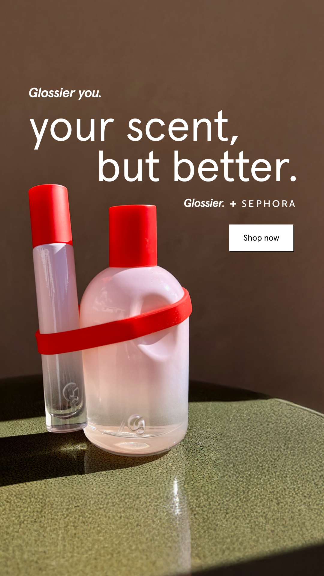 Glossier Facebook ad