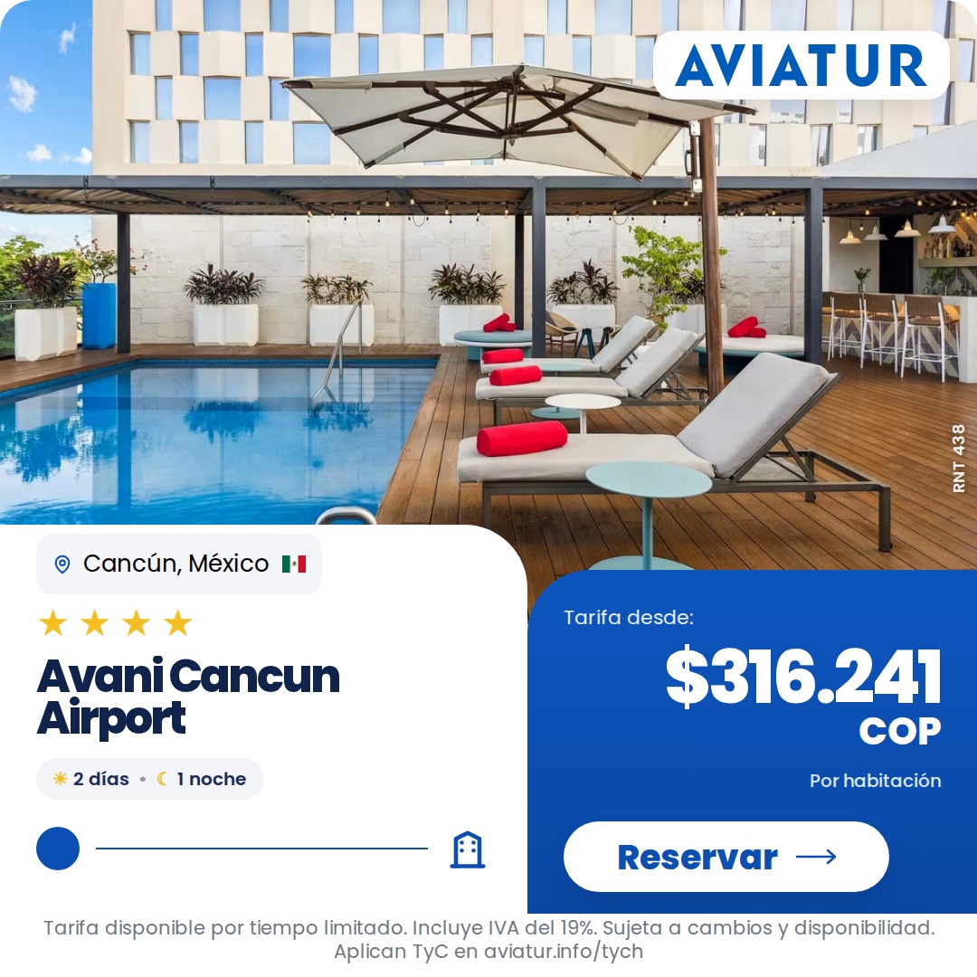 Aviatur Facebook ad