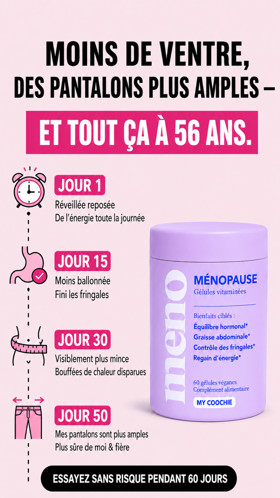Menopause Weightloss Secrets Facebook ad