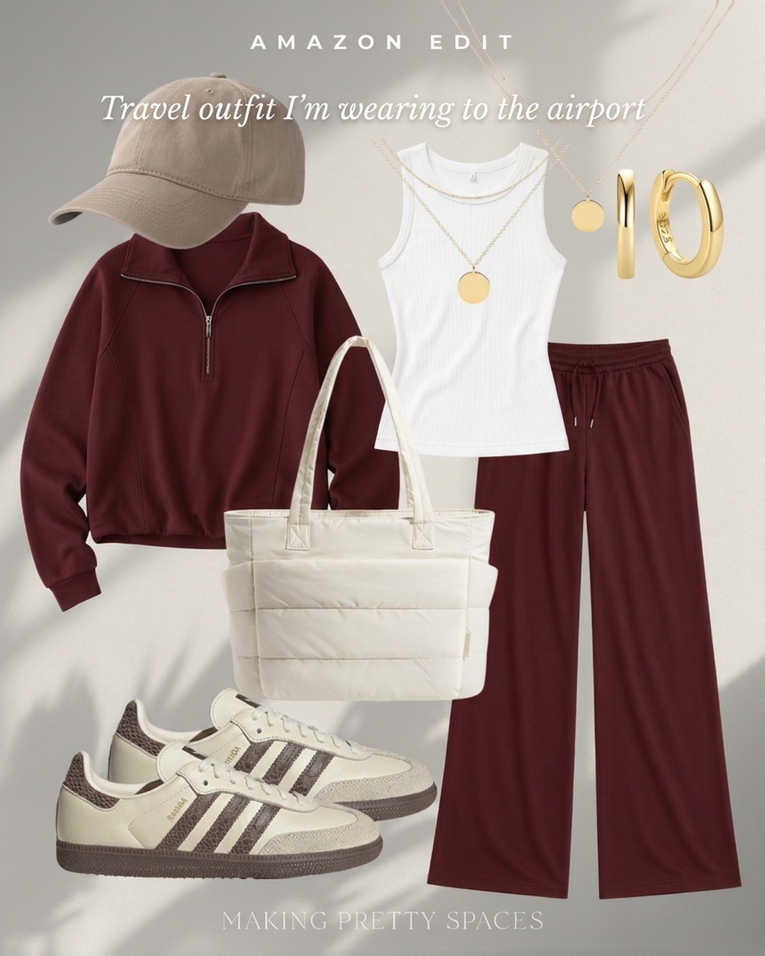 Making Pretty Spaces Facebook ad: Comfy, Elevated Travel Outfits