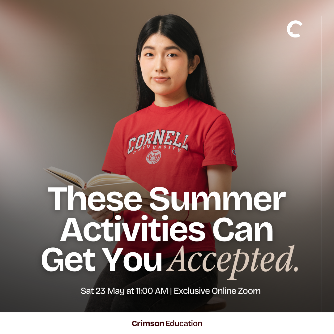 Crimson Education Facebook ad