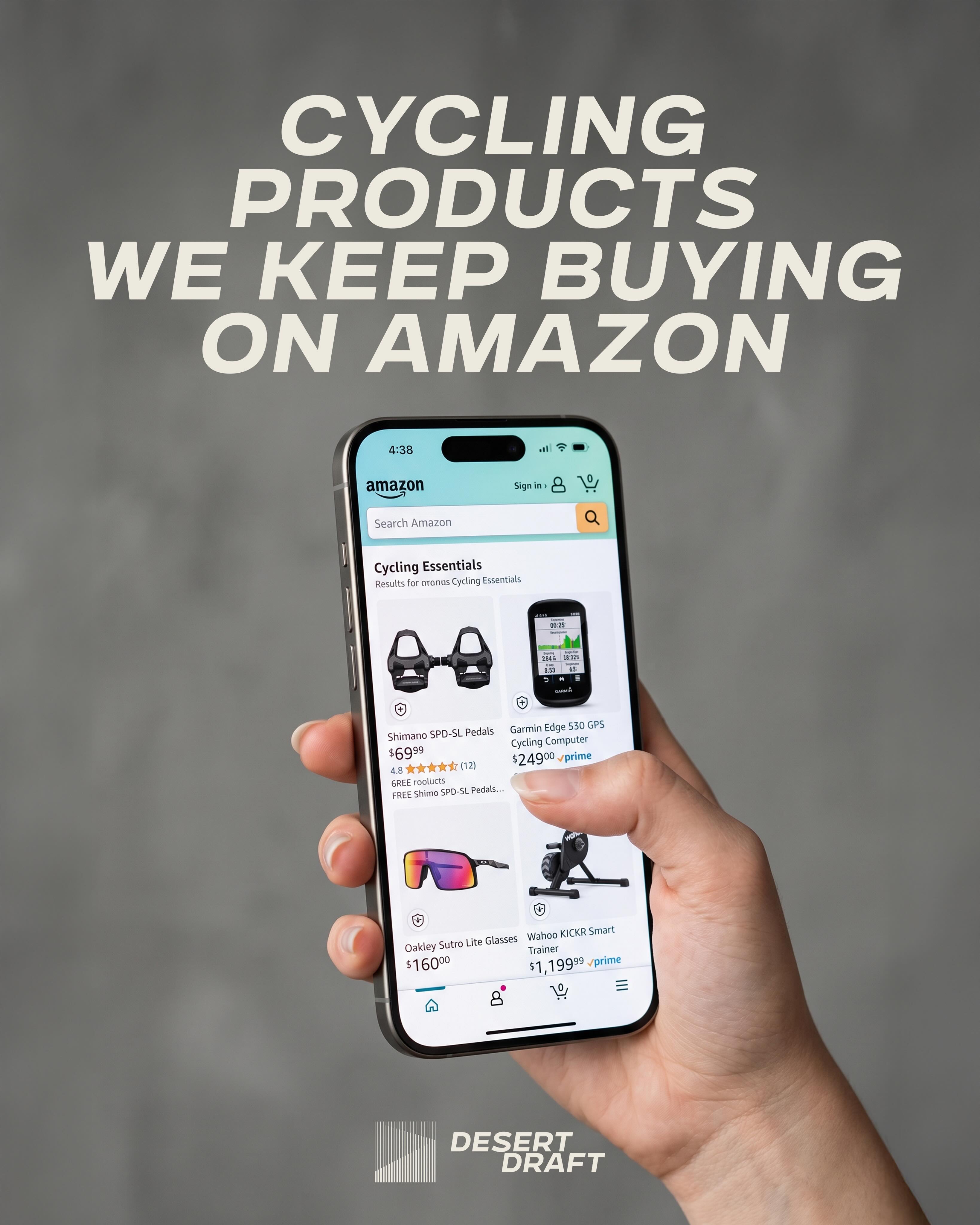 Desert Draft Facebook ad: Here is our unofficial Amazon UAE starter pack.