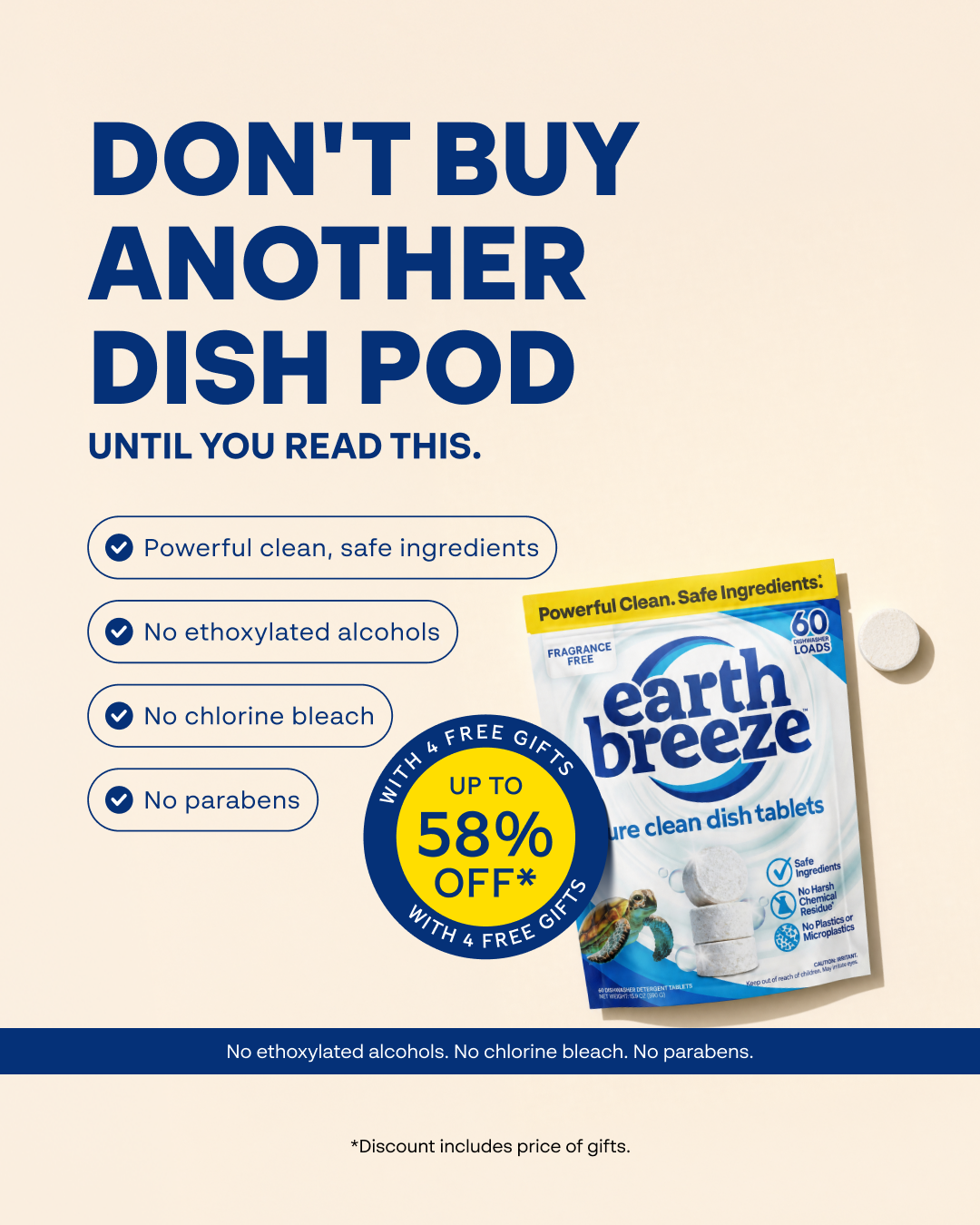 Earth Breeze Facebook ad