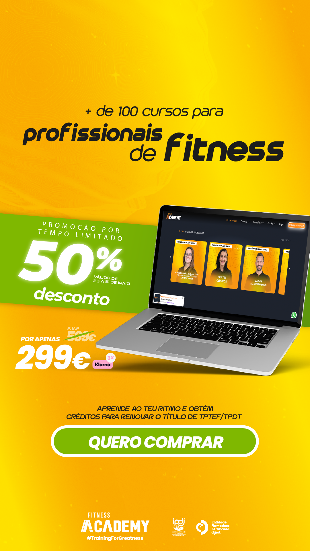 Fitness Academy Facebook ad