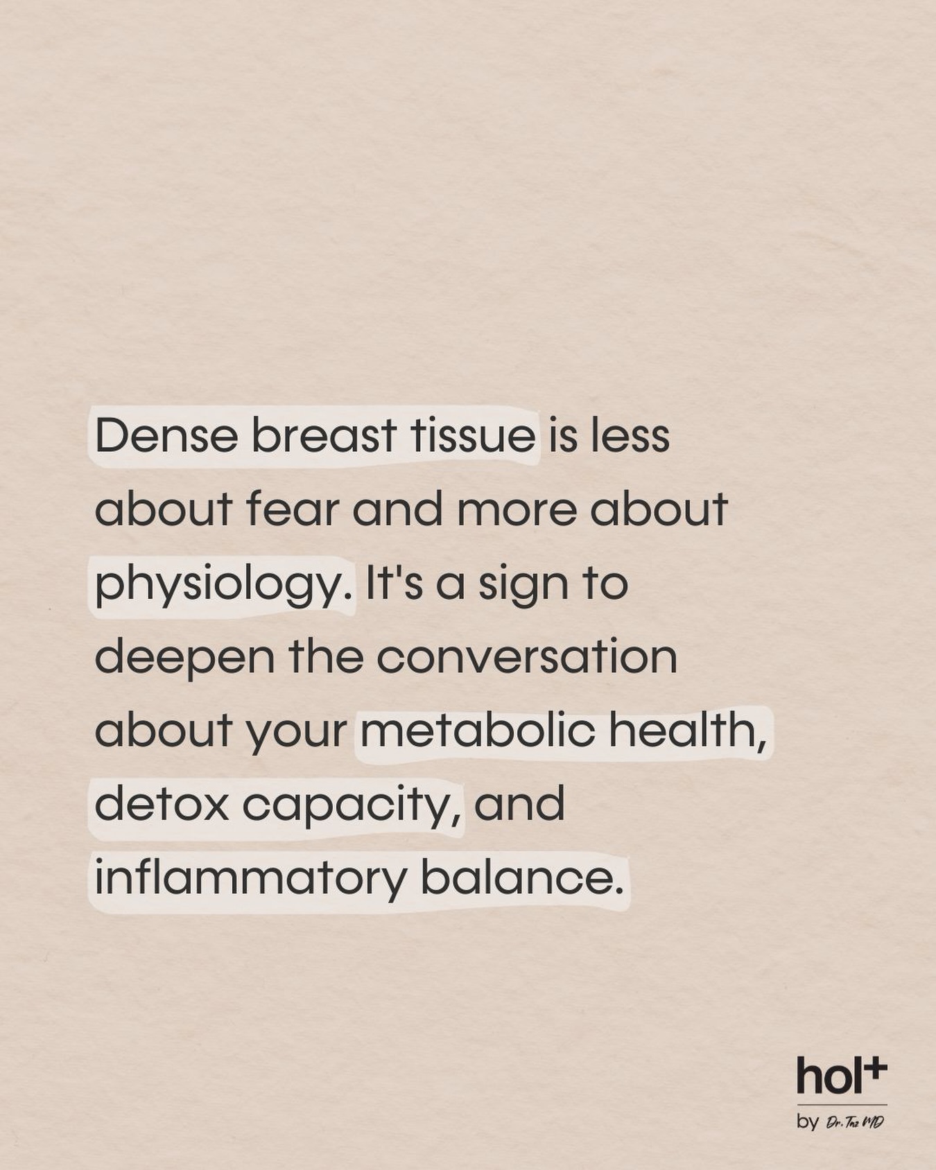 Dr. Taz MD Facebook ad: Dense breast tissue isn’t about fear - it’s…