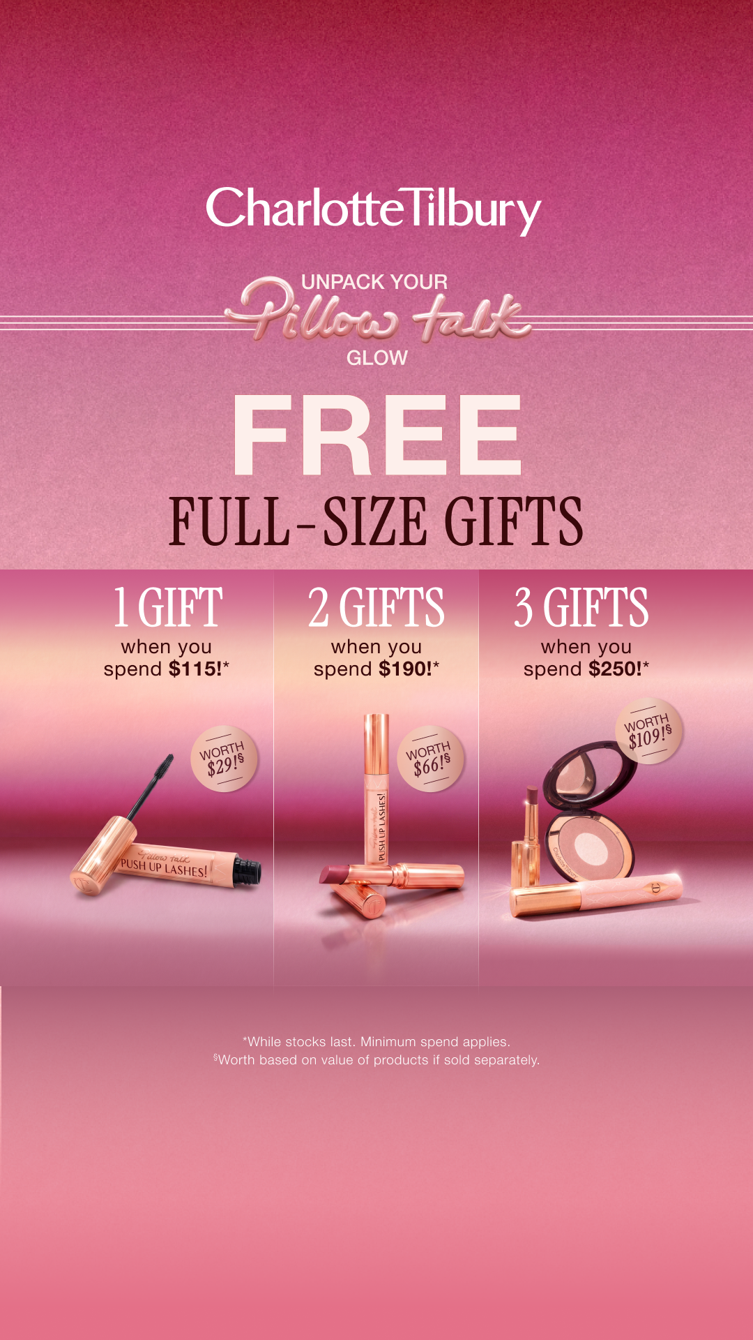 Charlotte Tilbury Facebook ad