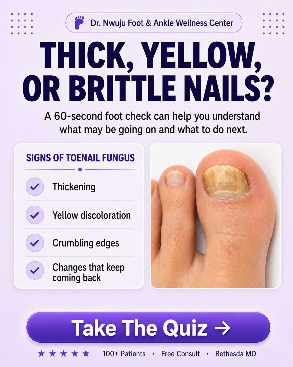 Foot and Ankle Wellness Center Facebook ad from Jun 13, 2026
