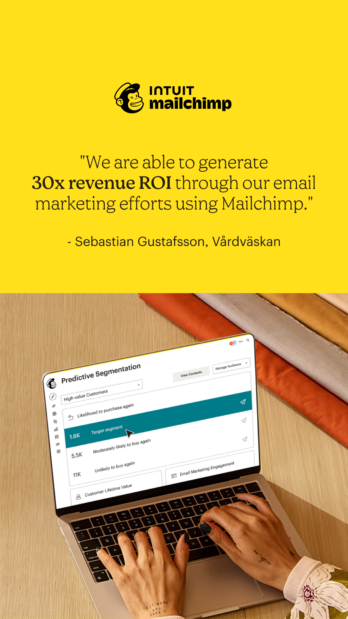 Intuit Mailchimp Facebook ad