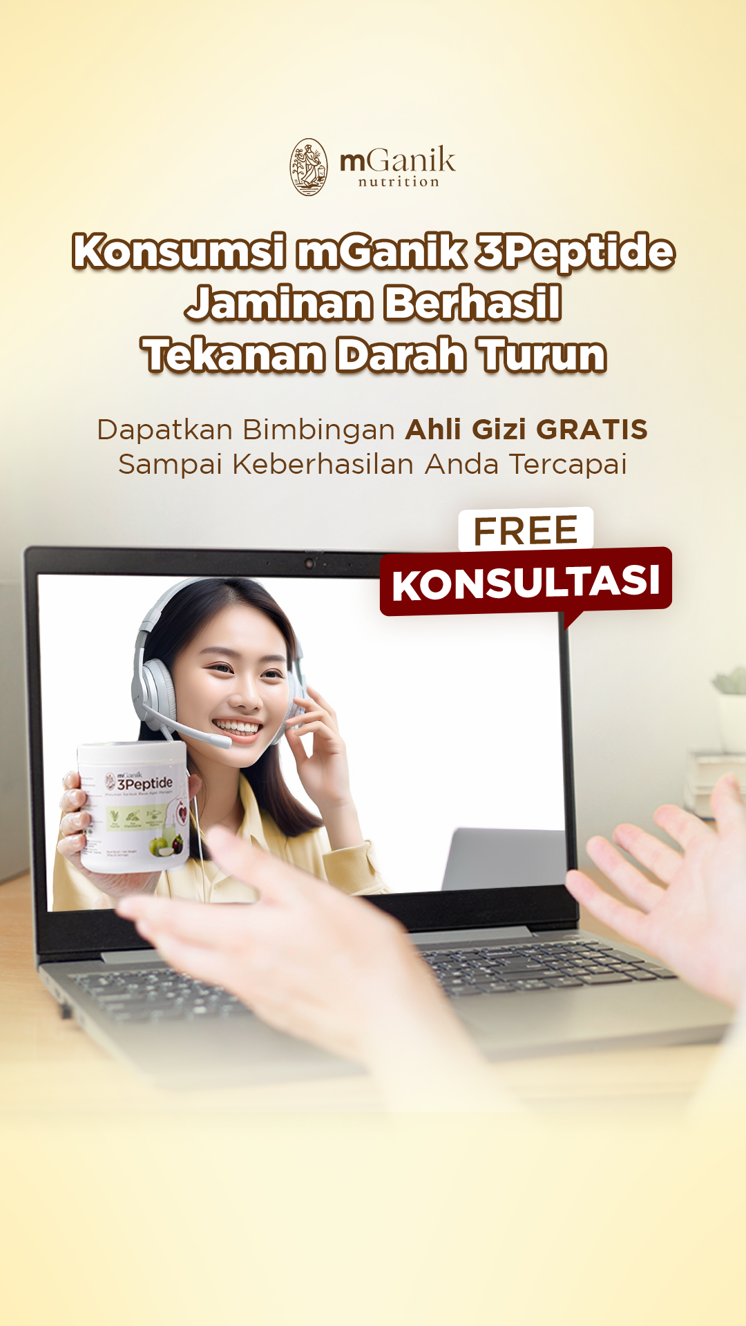 mGanik 3Peptide Coba Sekarang Facebook ad