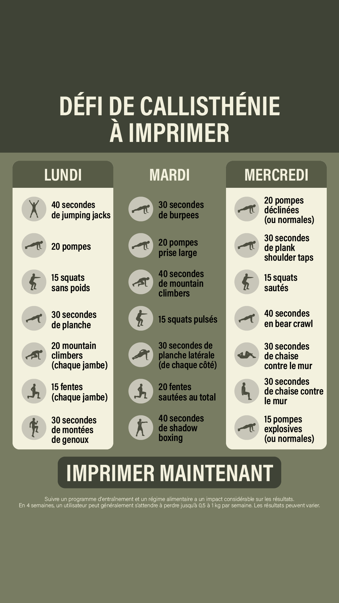 21-Day Iron Challenge for Men Facebook ad: C'est parti!