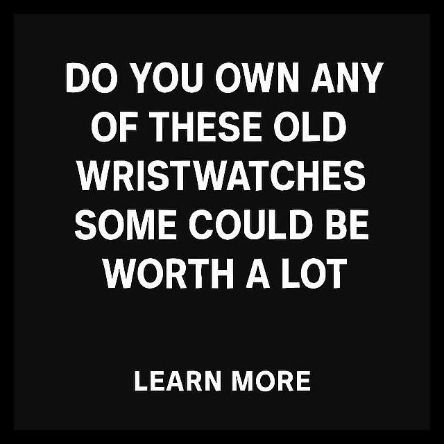 Living Patterns Facebook ad: Vintage Timepieces Collectibles - Learn More
