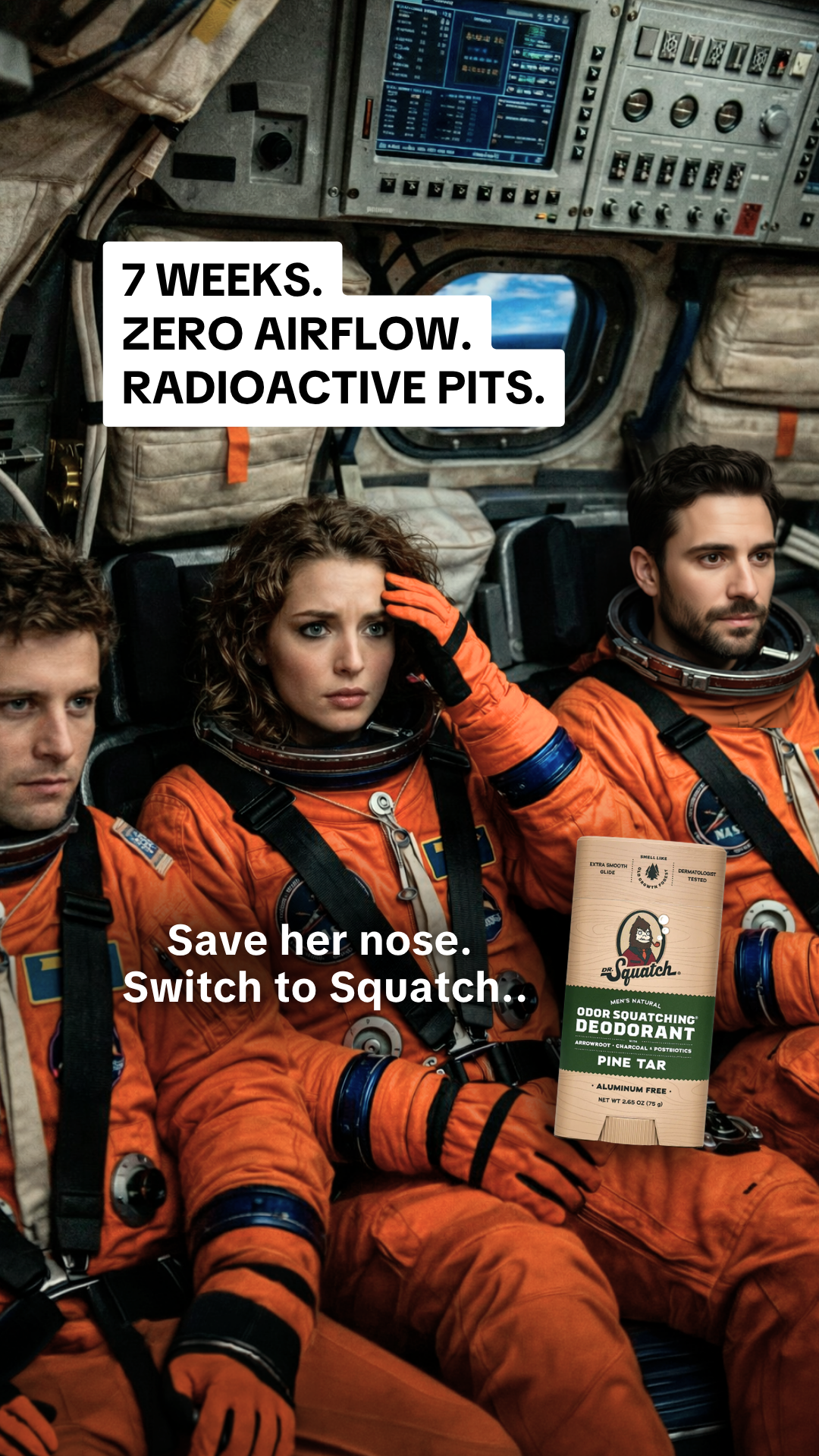 Dr. Squatch Facebook ad