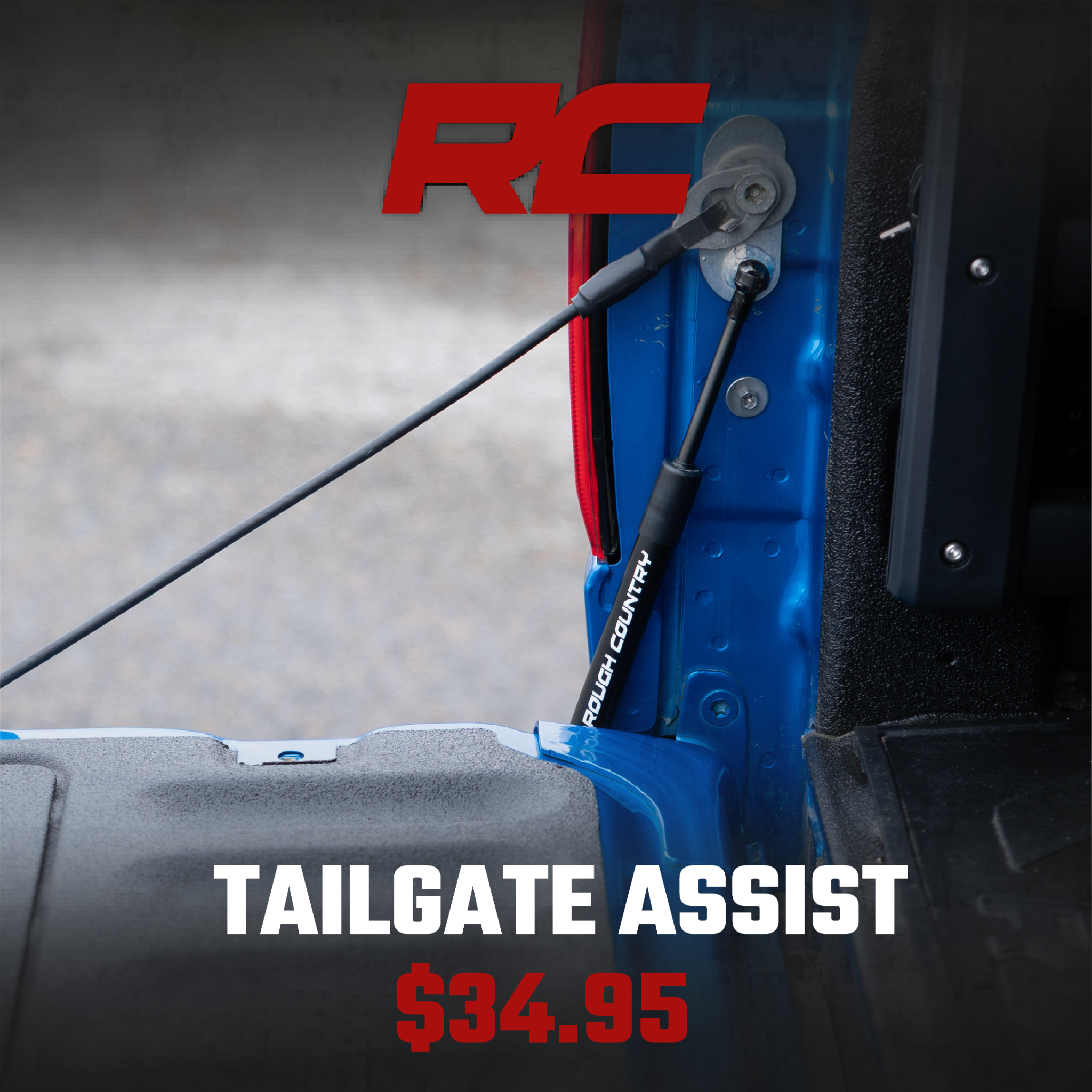 Rough Country Facebook ad: Tired of gear sliding around your truck bed?