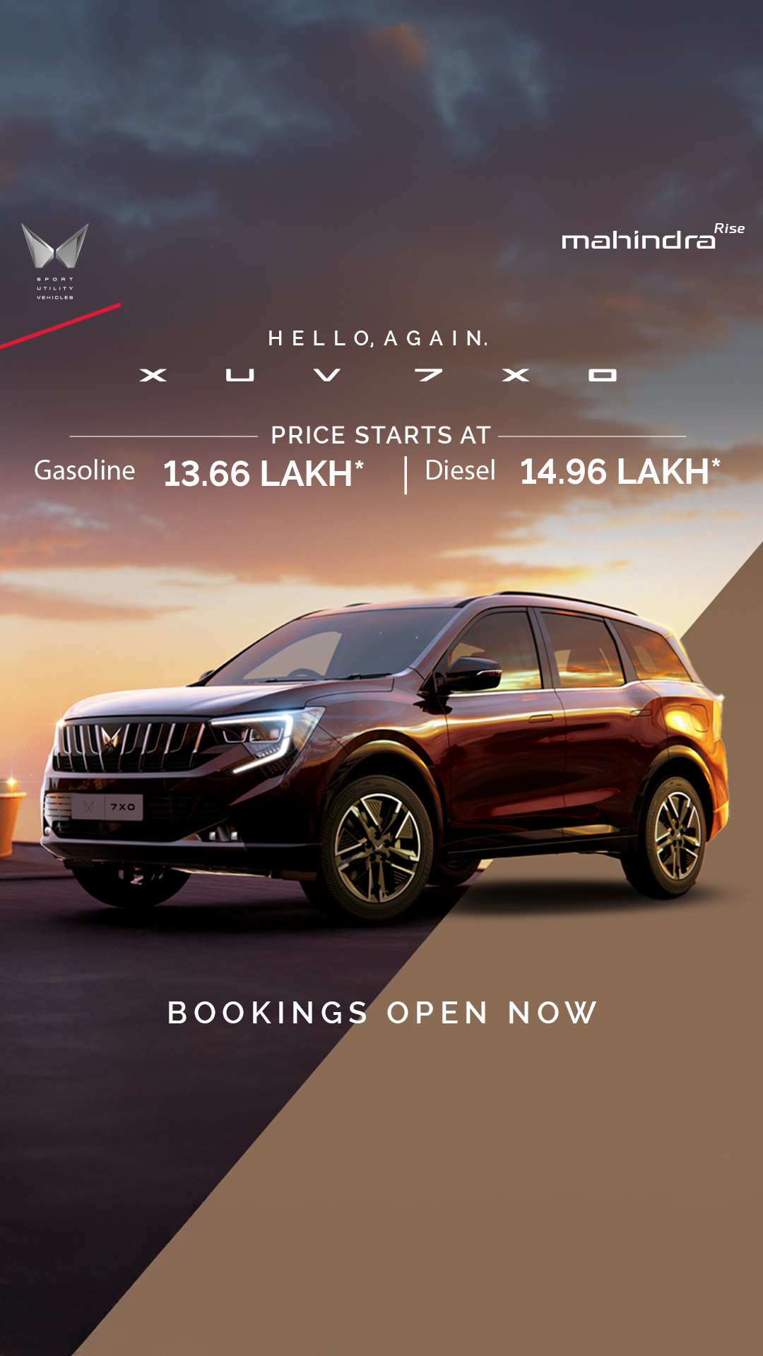 Mahindra XUV7XO Facebook ad