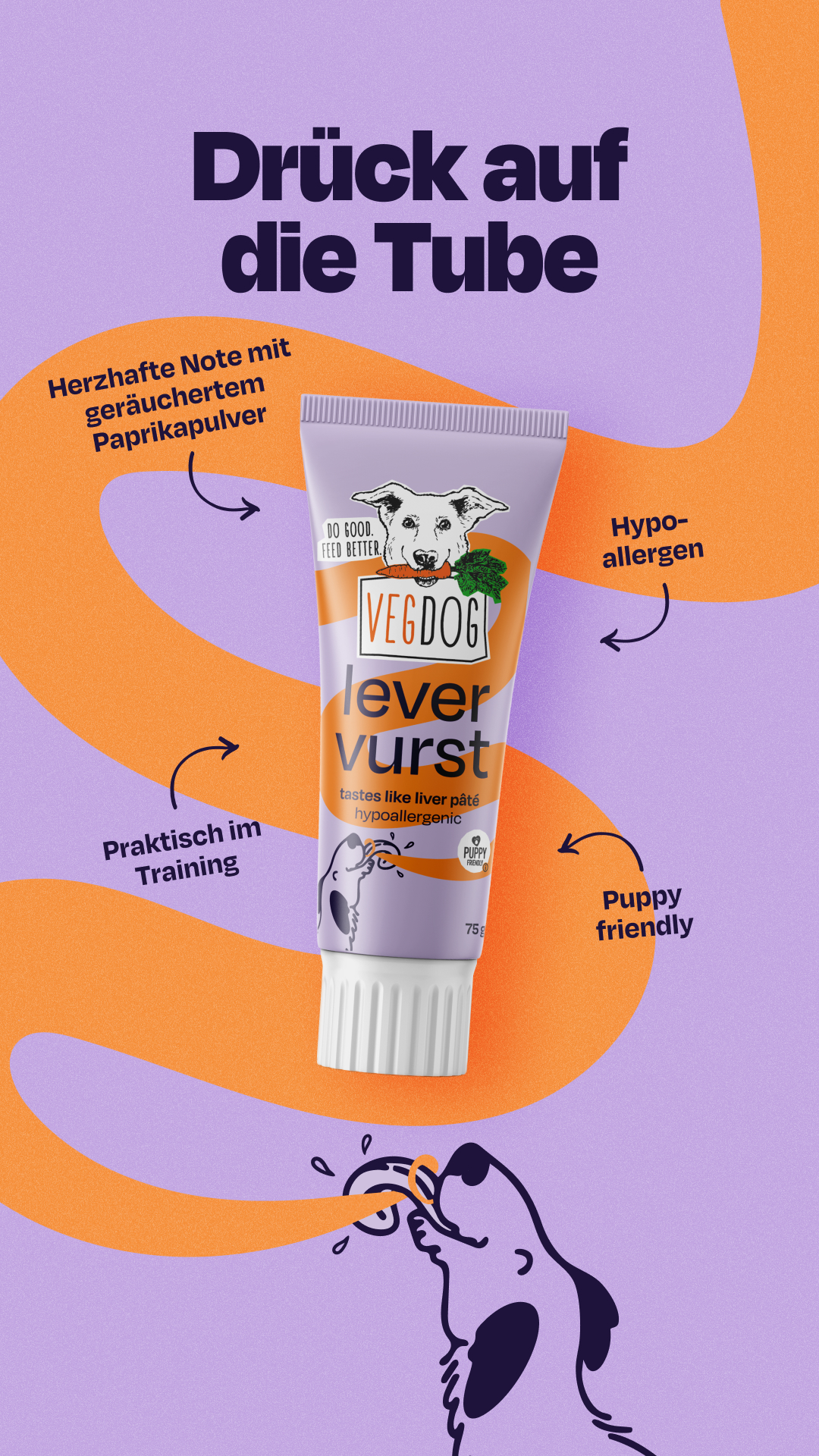 VEGDOG - von Tierärzten entwickelt Facebook ad